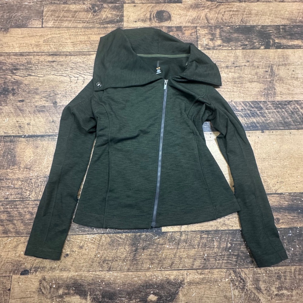Lucy Activewear‎ Zip Up Hoodie Jacket Charcoal Heather M/M Athleisure Workout